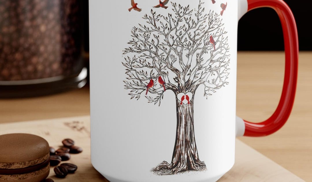 Cardinal Mug Cardinal Lover Gift Cardinals Coffee Mug Bird Mug Bird Watcher Gift Bird Lover Gift Coffee Mug Lodge Mug Home Decor by 3DCandleCreations